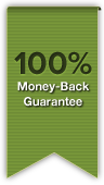 one hundred percent money back guarantee